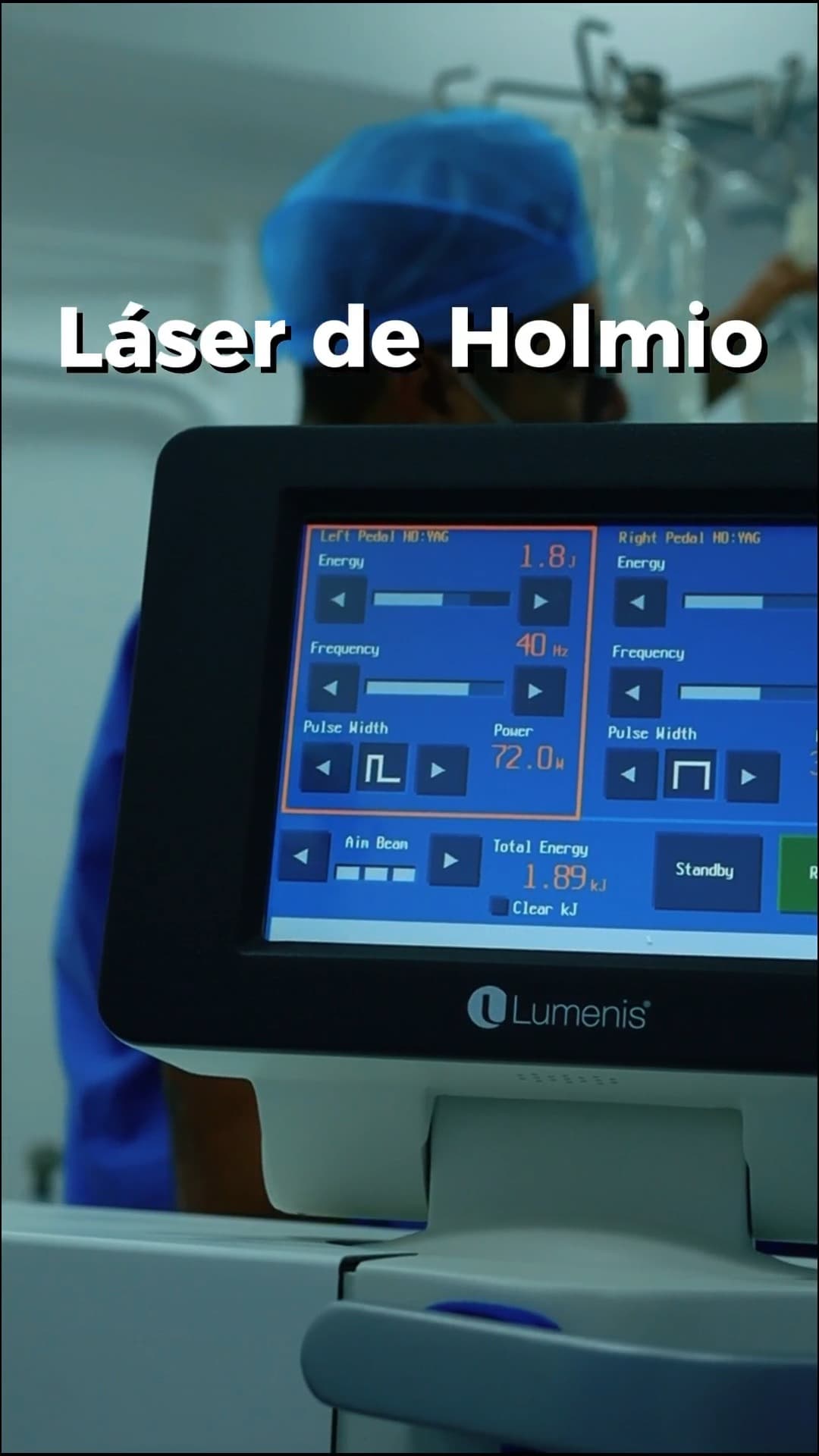 High-power holmium laser console