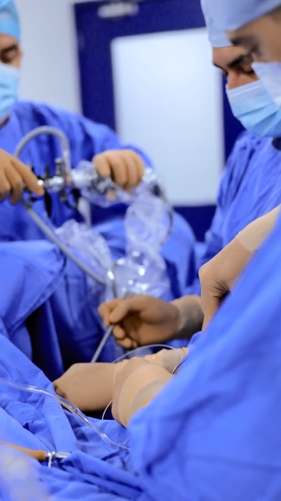 The surgical team at work